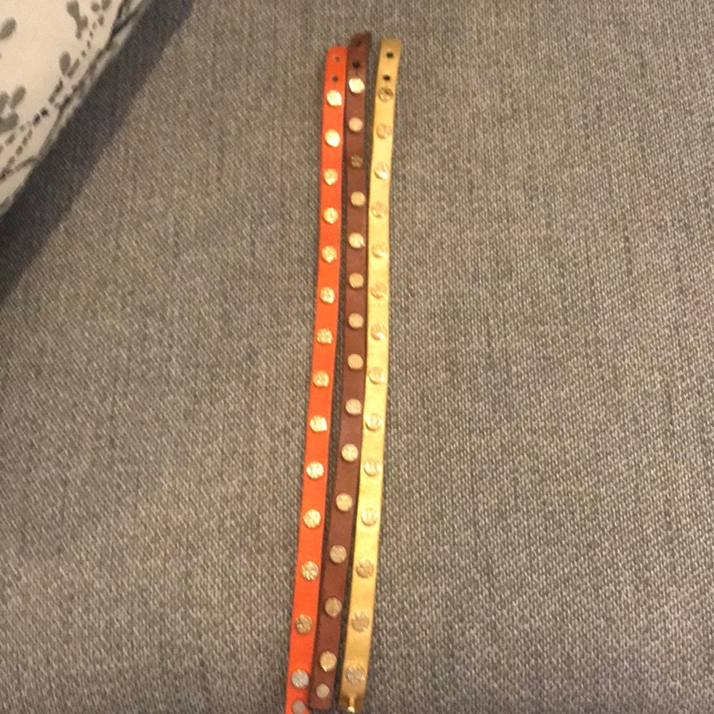 Tory Burch leather bracelet
